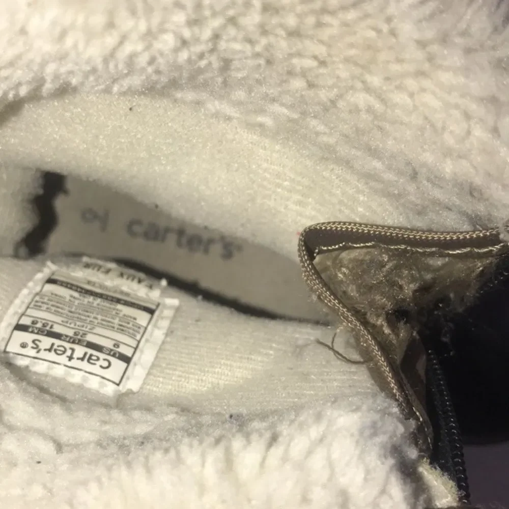 Carter's Kids' Black and Brown Winter Boots